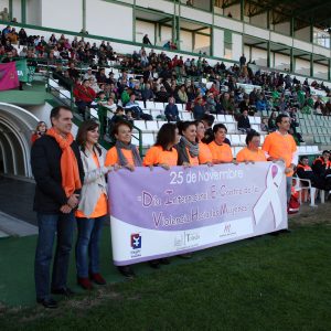 l CD Toledo inaugura los actos organizados por el Ayuntamiento con motivo del Día Contra la Violencia de Género