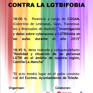 l Ayuntamiento conmemorará el Día Internacional contra la LGTBIFOBIA con una ponencia y coloquio el próximo 17 de mayo