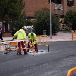 l Plan de Asfaltado y la renovación de luminarias en el barrio de Santa Teresa avanza conforme a la previsión inicial del proyecto