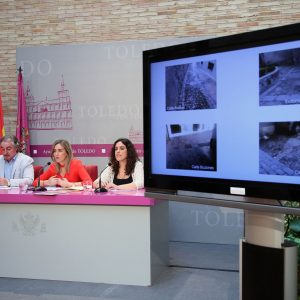 a alcaldesa anuncia un Plan de Recuperación de Pavimentos con más de 40 actuaciones en el Casco Histórico y Santa Bárbara