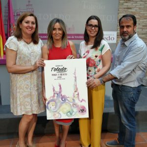 Acuarelas Festivas’, de Belén Arteaga García, será el cartel anunciador de la Feria y Fiestas de Agosto 2018 en Toledo