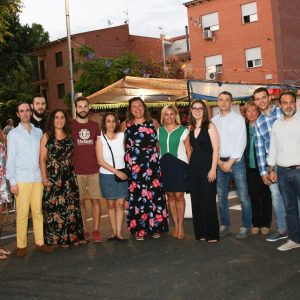 zucaica arranca sus tradiciones fiestas con el pregón de Laura González y el apoyo de miembros de la Corporación municipal