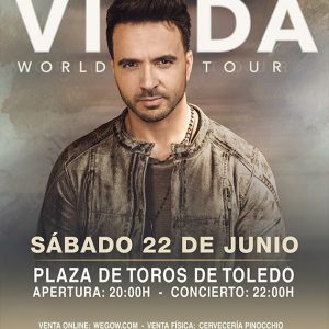 omienza la venta on-line de entradas para el concierto de Luis Fonsi y el próximo día 3 de manera presencial en diferentes puntos