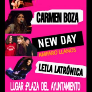 a plaza del Ayuntamiento acoge este viernes el primer Woman Fest, con Marilia, Amparo Llanos, Carmen Boza y Leila Latrónica