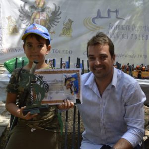 ateo Díaz obtiene la pieza de mayor peso en el XVI Trofeo de Pesca Infantil ‘Feria Ciudad de Toledo’ que contó con 34 inscritos