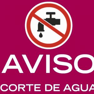 orte de suministro de agua en el Casco Histórico el 4 de marzo, miércoles