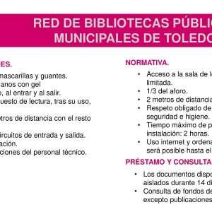 pertura de la Biblioteca: Recomendaciones y normas