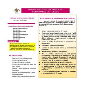 uevos servicios a partir del 1 de julio