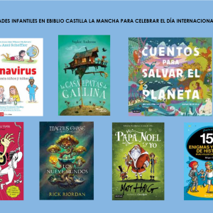 ovedades infantiles en eBiblio Castilla-La Mancha para celebrar el Día Internacional del niño