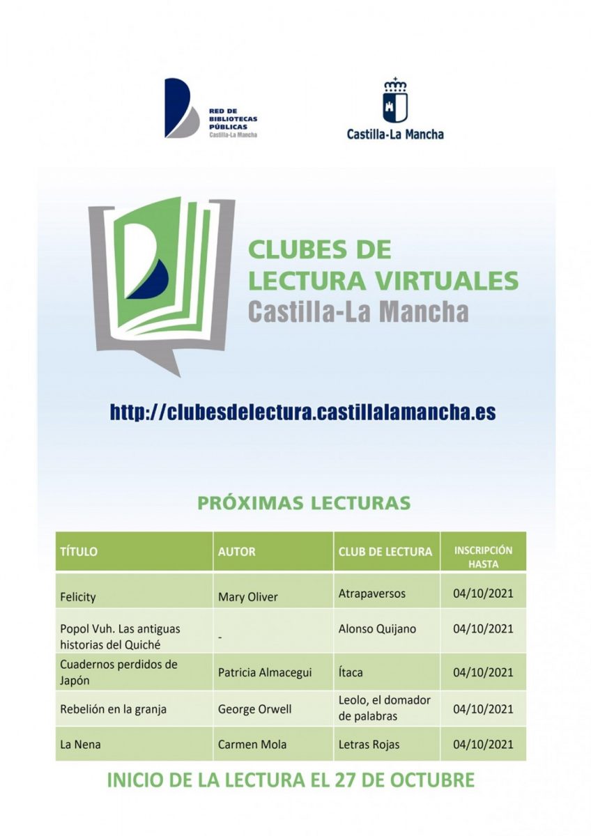 Club de lectura virtuales