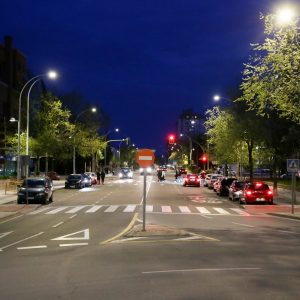 a calle Río Alberche mejora su seguridad con la renovación de un alumbrado más sostenible y eficiente