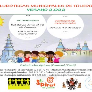 bierto hasta el 13 de mayo el plazo para inscribirse en las actividades de verano de las tres Ludotecas Municipales