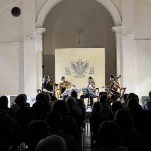 an Marcos, escenario del concierto de música de cámara del Grupo Ciudades Patrimonio de la Humanidad