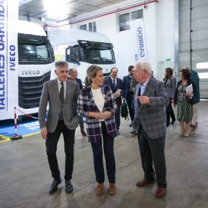 a alcaldesa visita la ampliación de Iveco Talleres Garrido “un ejemplo del desarrollo empresarial que impulsamos”