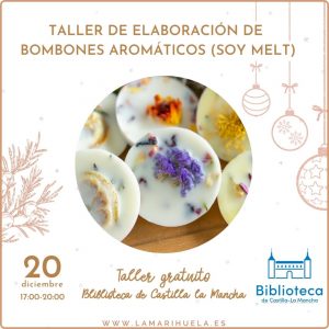 Biblioteca de Castilla-La Mancha. Taller Elaboración de bombones aromáticos