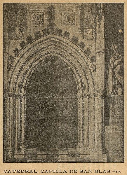 14 - Puerta de la capilla de San Blas de la Catedral