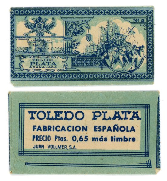 059 - ESPAÑA - Irún - JUAN VOLLMER S.A._Toledo Plata Acalanada