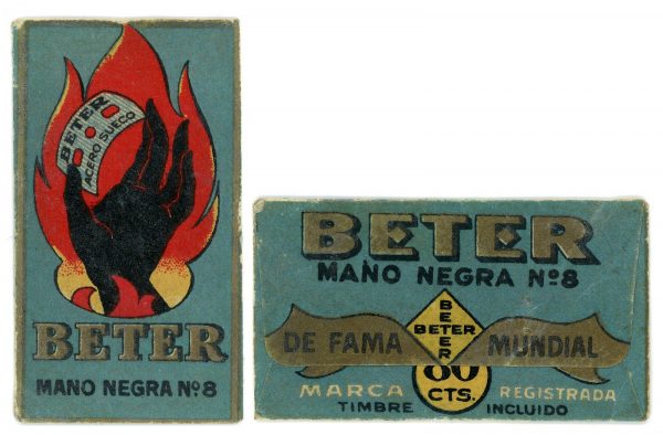 128 - ESPAÑA - Barcelona - HIJOS DE ROGELIO ROJO, S.A._Beter Mano Negra