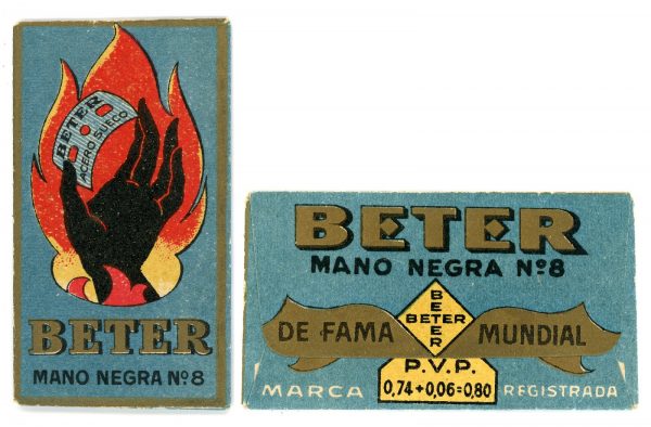 129 - ESPAÑA - Barcelona - HIJOS DE ROGELIO ROJO, S.A._Beter Mano Negra