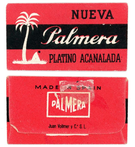 181 - ESPAÑA - Irún - JUAN VOLLMER S. A._Palmera Platino Acanalada