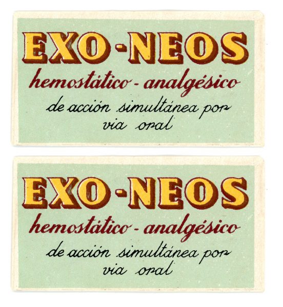 234 - ESPAÑA - Exclusiva analgésico EXO-NEOS