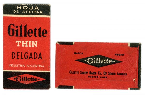 263 - ARGENTINA - Buenos Aires - GILLETTE SAFETY RAZOR OF SOUTH AMERICA_Gillette Delgada