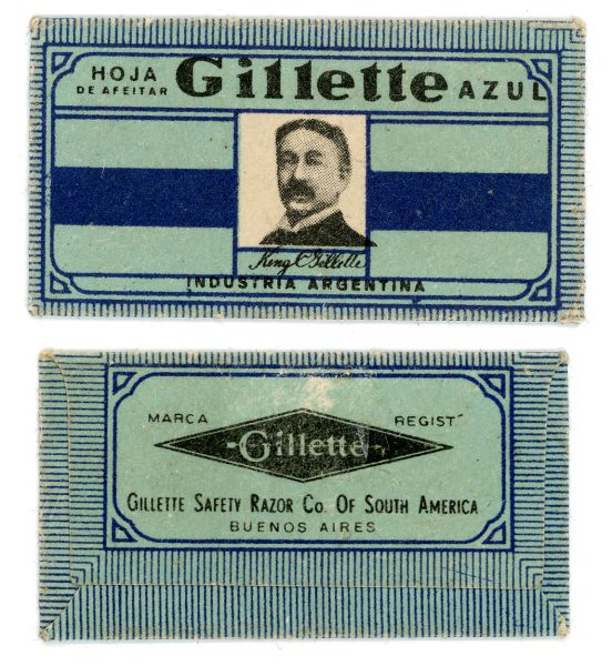 265 - ARGENTINA - Buenos Aires - GILLETTE SAFETY RAZOR OF SOUTH AMERICA_Gillette Azul