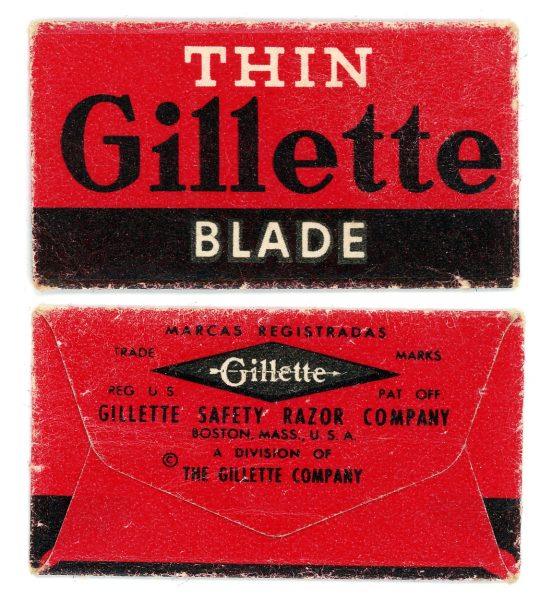 273 - ESTADOS UNIDOS (U.S.A.) - Boston - GILLETTE RAZOR BLADE COMPANY_Gillette Thin