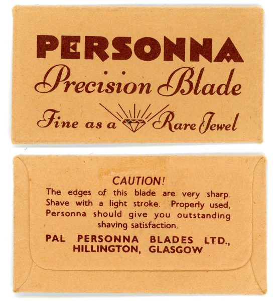 317 - GRAN BRETAÑA - Glasgow - PAL PERSONNA BLADES LTD_Personna