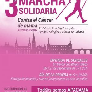 l Ayuntamiento de Toledo respalda la 3º edición de la Marcha Nórdica Solidaria contra el cáncer de mama