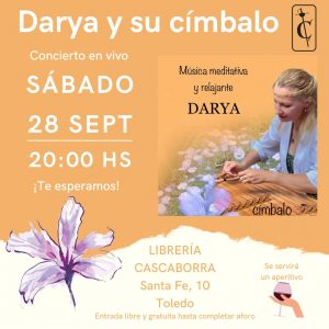 Libreria Cascaborra. Concierto “Darya y su címbalo”