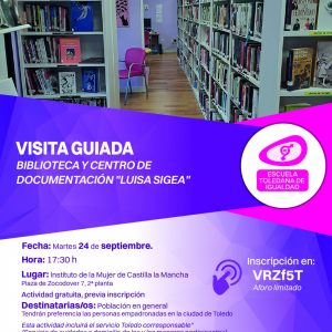 isita guiada a la Biblioteca y Centro de documentación “Luisa Sigea”