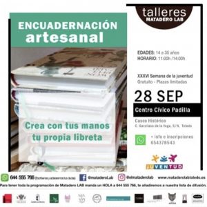 Taller: Encuadernación artesanal