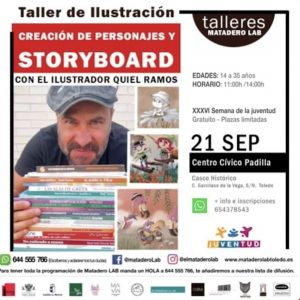 Taller de Ilustración: Creación de personajes y Storyboard