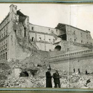 a reconstrucción del Alcázar (1943-1946). Exposición fotográfica