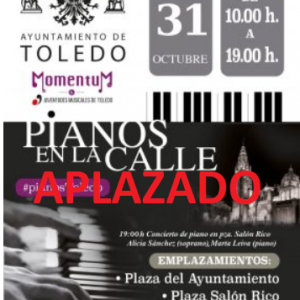 “Pianos en la calle”. APLAZADO 22 NOVIEMBRE