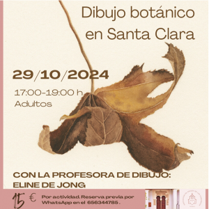 TALLER DE “DIBUJO BOTÁNICO EN SANTA CLARA”