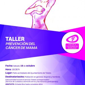 scuela Toledana de Igualdad. Taller: Prevención del cáncer de mama.