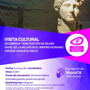 isita cultural a Segóbriga. Escuela Toledana de Igualdad.