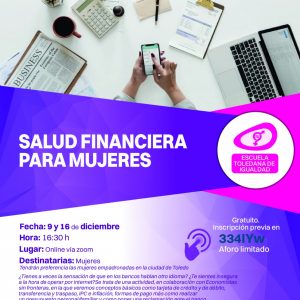 aller “Salud financiera para mujeres”. Escuela Toledana de Igualdad.