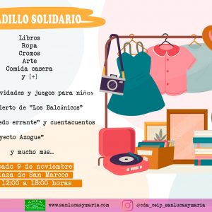 AMPA. San Lucas y María de Toledo. “Mercadillo solidario”