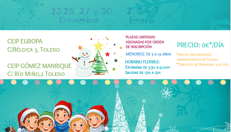 CAMPAMENTO -AULAS ABIERTAS- NAVIDAD 24-25