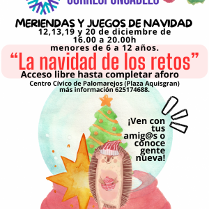 A NAVIDAD DE LOS RETOS. Meriendas y Juegos navideños. Plan Corresponsables.