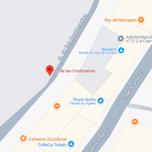 ortes de tráfico en Calle Cordonerías y Cardenal Cisneros